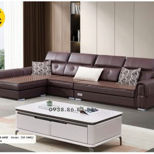 Sofa Da Sinh Thái Nhập Khẩu TP-2509-A Phong Cách Hiện Đại